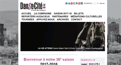 Desktop Screenshot of danse-cite.org